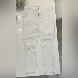 * NWOT* American Eagle Next Level Stretch White Ankle Skinny Jeans Size 12R
